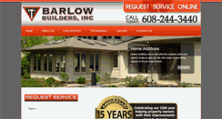 Desktop Screenshot of barlowbuildersinc.com