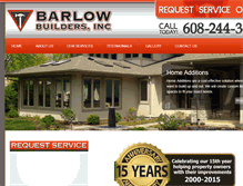 Tablet Screenshot of barlowbuildersinc.com
